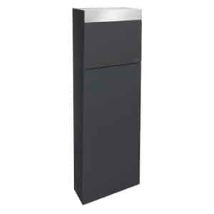 Renz Liberty, Skyline postkasse med indbygget stander, Antracit